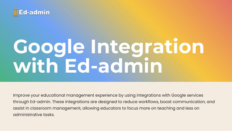 Cover of the Google Integration brochure