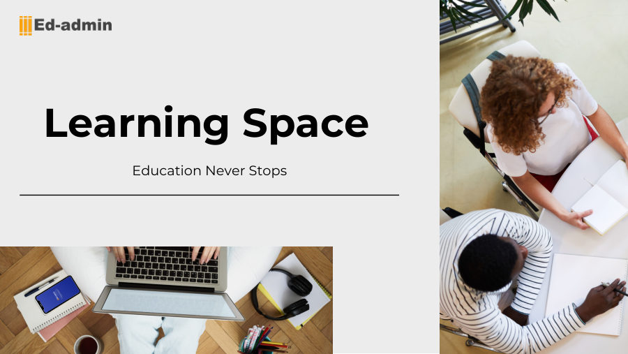Cover of the Learning Space brochure